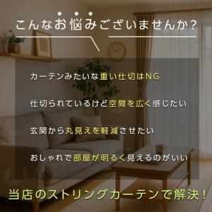 ストリング カーテン 紐のれん ストリングカー...の詳細画像1