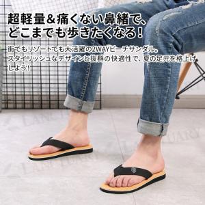 ビーチサンダル トングサンダル フラット 軽量...の詳細画像2