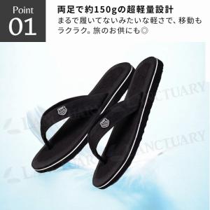 ビーチサンダル トングサンダル フラット 軽量...の詳細画像3