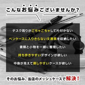 A4 メッシュケース メッシュ Wポケット A...の詳細画像1
