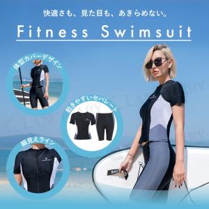 フィットネス水着 セパレート レディース 体型...の詳細画像1
