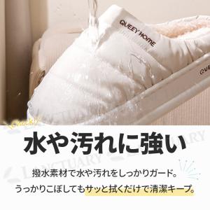 中綿 スリッパ ルームシューズメンズ ボア 秋...の詳細画像4