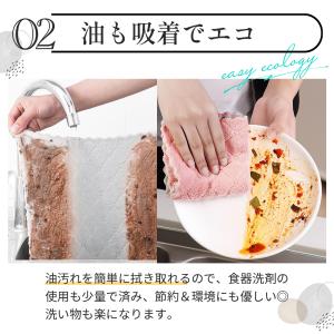 超吸収台ふきん10枚セット 台拭き キッチン ...の詳細画像3