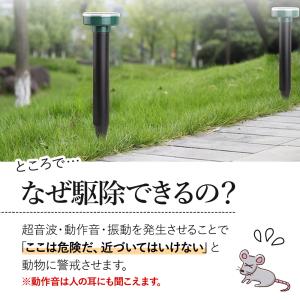 害獣駆除 超音波 害獣対策器 2個セット ソー...の詳細画像3