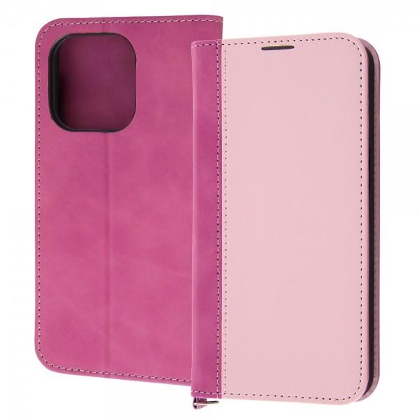 スマホケース iPhone 14 Pro 耐衝撃 手帳型ケース Noble ライトピンク ピンク バ...