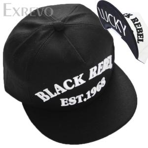 キャップ 帽子 レディース ベースボールキャップ 白 黒 バイカラー BLACK REBEL 刺繍 ロゴ｜exrevo-2