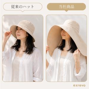 かぶる日傘 日よけ 帽子 日焼け防止 レディー...の詳細画像4
