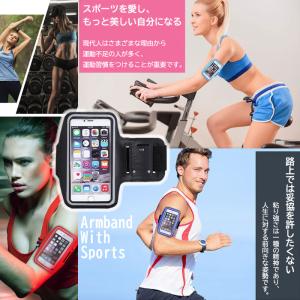多機種対応 スマホケース アームバンド アイフ...の詳細画像1