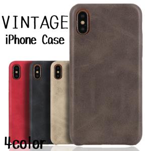 iPhone ケース ヴィンテージ 多機種対応 レザー調ケース iPhoneSE2 第2世代 ヴィンテージケース iPhoneXS iPhone8 iPhone7 iPhone6 Plus