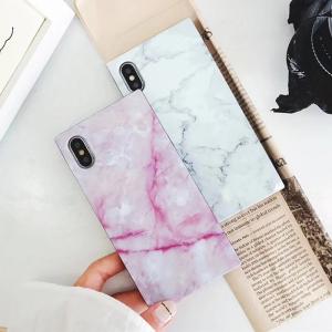 iPhoneケース スクエア型 大理石柄 スト...の詳細画像1