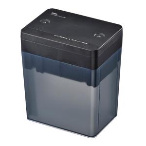 卓上式 マイクロカット シュレッダー 家庭用 電動 小型 静音設計 コンパクト ブラック 黒 SHR-M203-K 00-5147 オーム電機