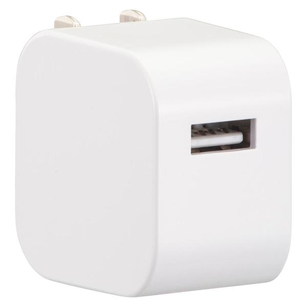 USBアダプター Type-A 1A｜HS-AU11E-W 00-7085 オーム電機