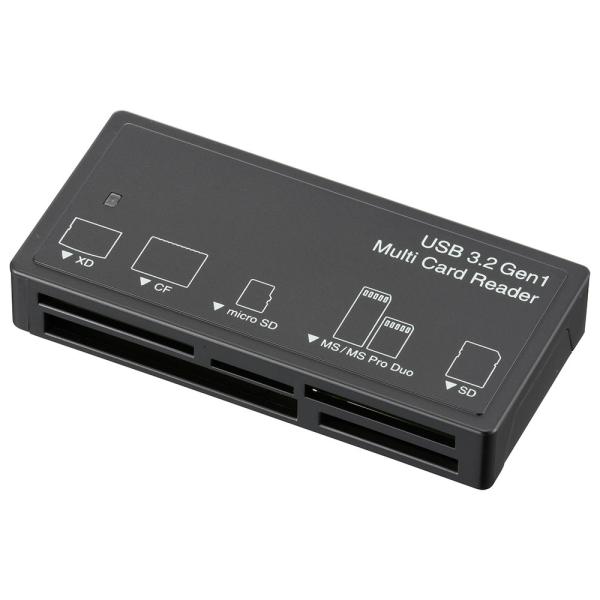 マルチカードリーダー 55メディア対応 USB3.2Gen1 ブラック｜PC-SCRWU304-K ...