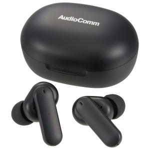 AudioComm ANC完全ワイヤレスイヤホン ブラック｜HP-W800N 03-2297 オーム電機｜exsight-security