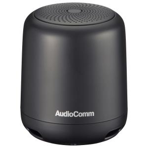 AudioComm ワイヤレスラウンドスピーカー ブラック｜ASP-W120N-K 03-2299 オーム電機｜exsight-security