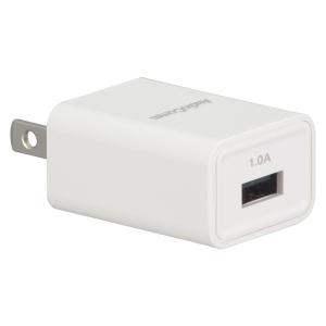 AudioComm USBチャージャー TypeA 1A｜MAV-AU101N 03-6191 オーム電機｜exsight-security