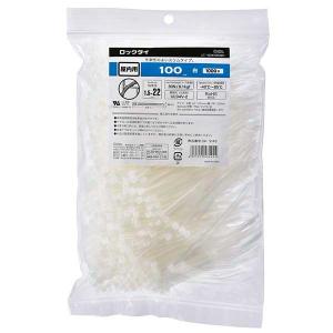 結束バンド ロックタイ 100mm 白 100...の詳細画像3