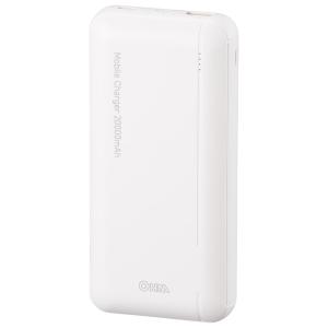 モバイルチャージャー 20000mAh ホワイト｜SMP-JV51W 05-1186 オーム電機｜exsight-security