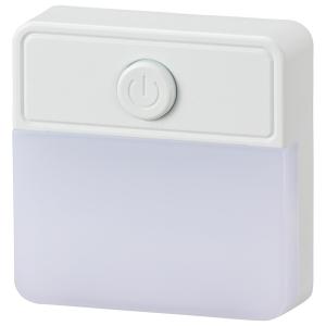 LEDスイッチ式ナイトライト｜NIT-ALA6PSQ-WN 06-0146 オーム電機｜exsight-security