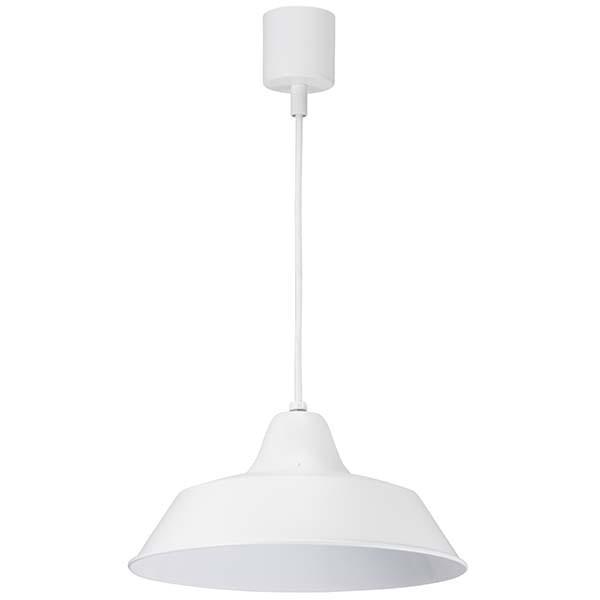 ペンダントライト ダイニング食卓照明 ホワイト 白 スチール 60W用 電球別売 LT-Y10AW-...