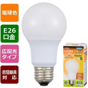 LED電球 E26 40形相当 広配光 電球色_LDA5L-G AG53 06-3081｜exsight-security