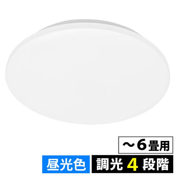 LEDシーリングライト 6畳用 調光 昼光色｜LE-Y24D6G-W5 06-4798 オーム電機