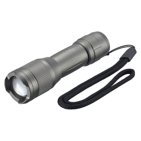 懐中電灯 防水 IPX7 LEDズームライト 100ルーメン｜LHA-Z10C5 08-1638 オ...