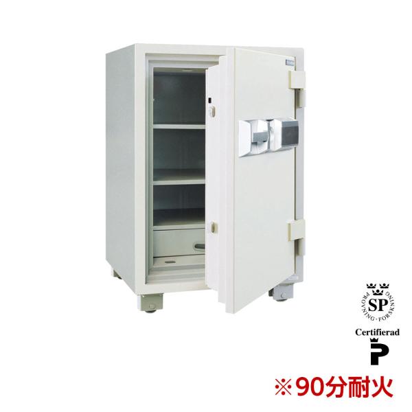 DE85 ダイヤセーフ 業務用金庫 プッシュタイプ（テンキー式） ９０分耐火 ９０分耐火 175kg...
