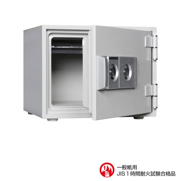 DW34-1 ダイヤセーフ 家庭用金庫 2キータイプ（シリンダー(鍵)式） １時間耐火 １時間耐火 ...