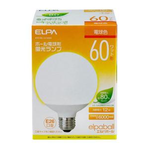 ELPA 電球形蛍光ランプ60W形 【ELPA（朝日電器） EFA15ED/11