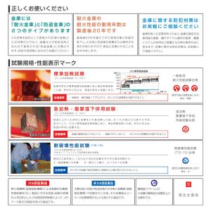 特殊マグネットロック式耐火金庫(警報器付)20...の詳細画像5