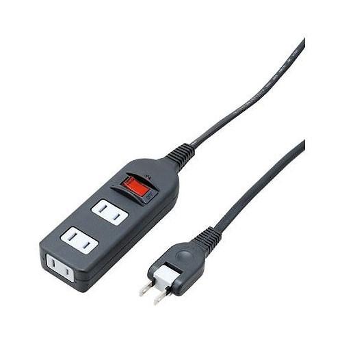 Y02BKNS312BK ノイズフィルター集中SW付3個口2m黒 YAZAWA(ヤザワコーポレーショ...