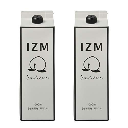 IZM イズム 酵素ドリンク ピーチテイスト 1000ml (2本)