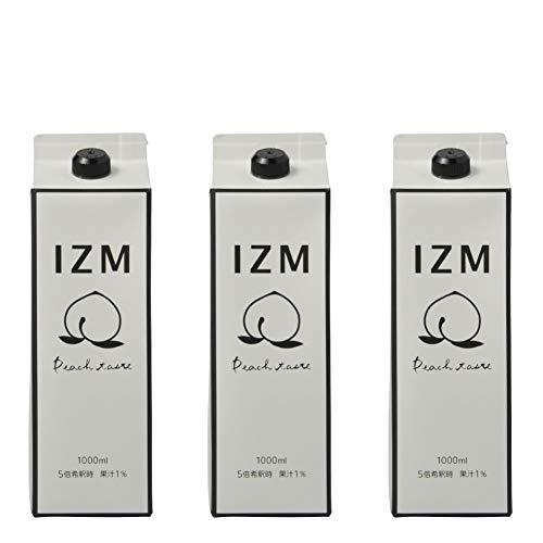 IZM イズム 酵素ドリンク ピーチテイスト 1000ml (3本)
