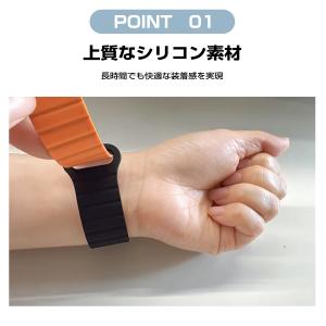 スマートウォッチ ベルト 腕時計 時計 22m...の詳細画像2