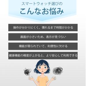 スマートウォッチ 通話機能付 1.98インチ大...の詳細画像1