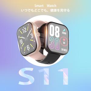 スマートウォッチ 通話機能付 1.98インチ大...の詳細画像2