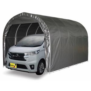 パイプ車庫 軽自動車用 2540U MSV (本体一式／埋込式) [南栄工業
