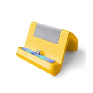 送料無料 Nintendo Switch/Switch Lite両対応 ポータブルミニ充電スタンド イエロー ニンテンドースイッチ ライト 充電ドックステーション EXPROUD B08V4LGVCZ