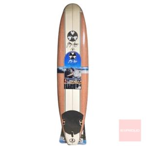 サーフボード ジェリー ロペス デザイン 8ft 2.4m ソフトスポンジボード ロングボード フィン＆コード付き Surfboard Gerry Lopez