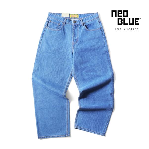 【並行輸入品】NEO BLUE / ネオブルー NEO244 MEDIUM BLUE BAGGY J...
