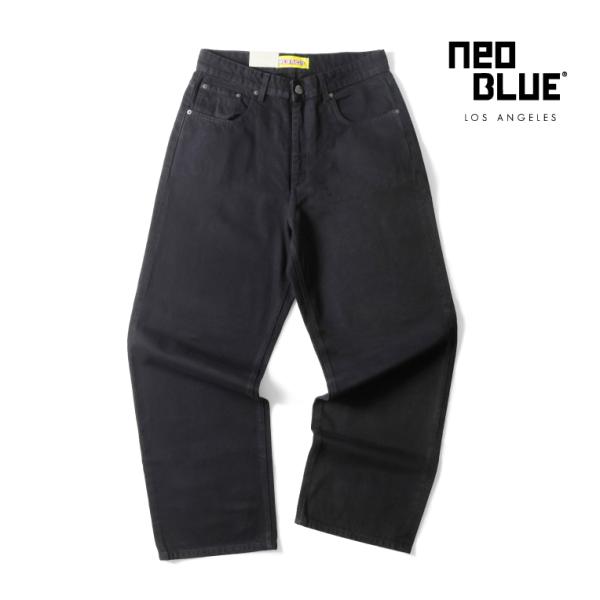【並行輸入品】NEO BLUE / ネオブルー NEO245 BLACK BAGGY JEANS  ...