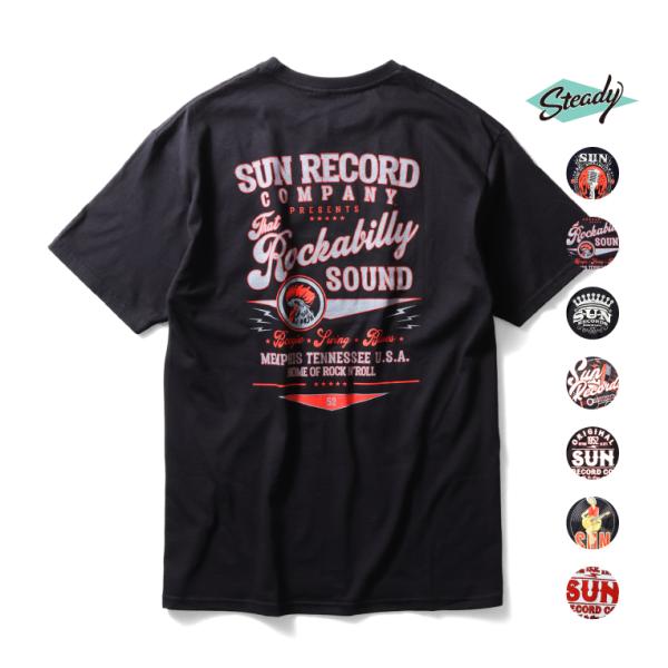 【並行輸入品】STEADY / ステディー SR100 SUN RECORDS MEN'S TEE ...