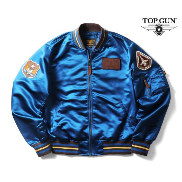 TOP GUN / トップガン TGJ2612 SATIN VERSITY JACKET / サテン...