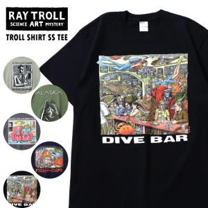 『RAY TROLL/レイ・トロール』 TROLL01  TROLL SHIRT SHORTSLEEVE TEE / トロール アートワークプリント 半袖Teeシャツ  -全5色-