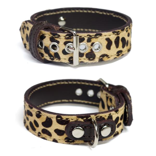 Extra+Heavy 1714A 小型犬 用 2.5cm幅 革 首輪(24cm)