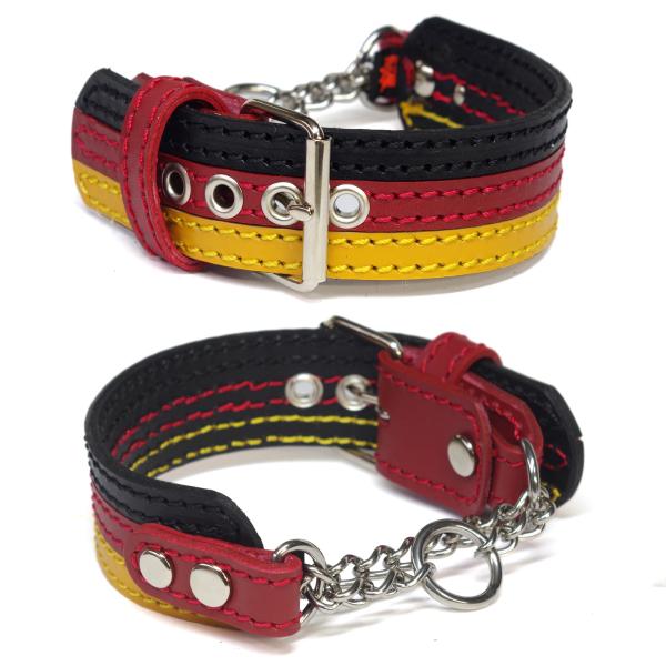 Extra+Heavy1731:小型犬 イタグレ ミニピン 用 ハーフチョーク (頭周り27cm)