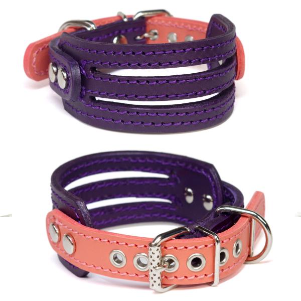 extra+heavy1818：4cm幅 ウィペット  革 首輪(29cm) アウトレット