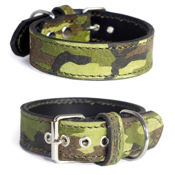 アウトレット 1001：イタグレ ミニピン 用 2.5.cm幅 革 首輪(25cm)