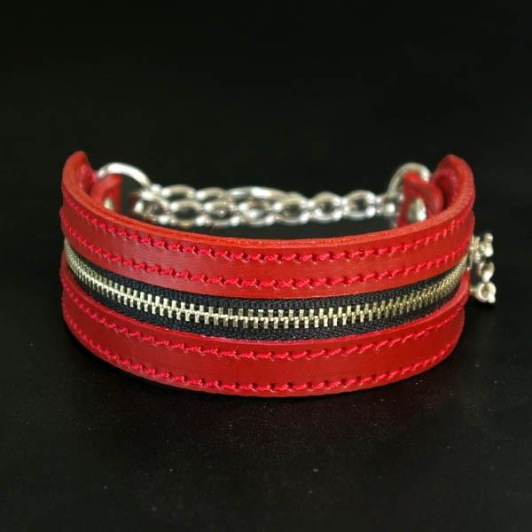 ハーフチョーク イタグレ ミニピン 革：Small Type Choker G2-Zipper(ジッ...